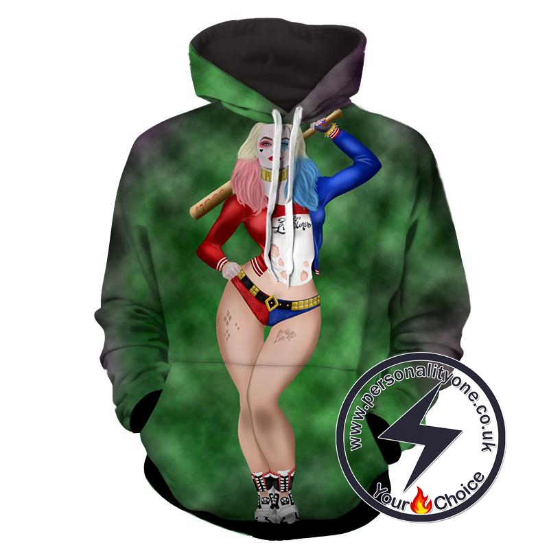 Harley Quinn - Harley Quinn 3D - Hoodies